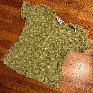 90s Stretchy Popcorn Top